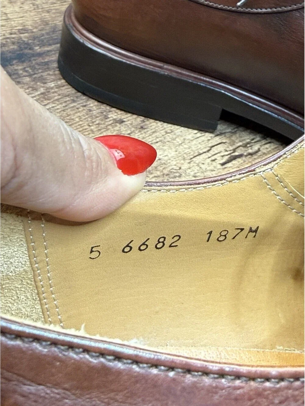 Mezlan Fiore Men’s Brown Leather Lace-Up Derby Dress Shoes Lined US 12 M